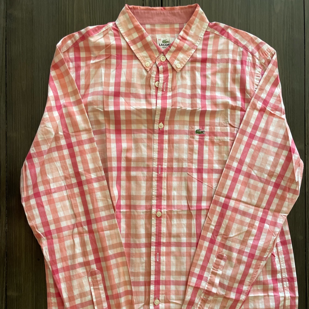 Lacoste button down dress shirt